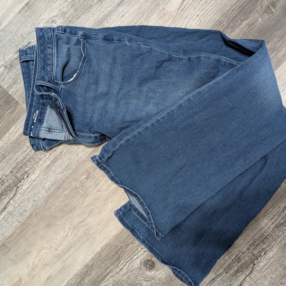 Old Navy High Rise Flare Blue Denim Jeans